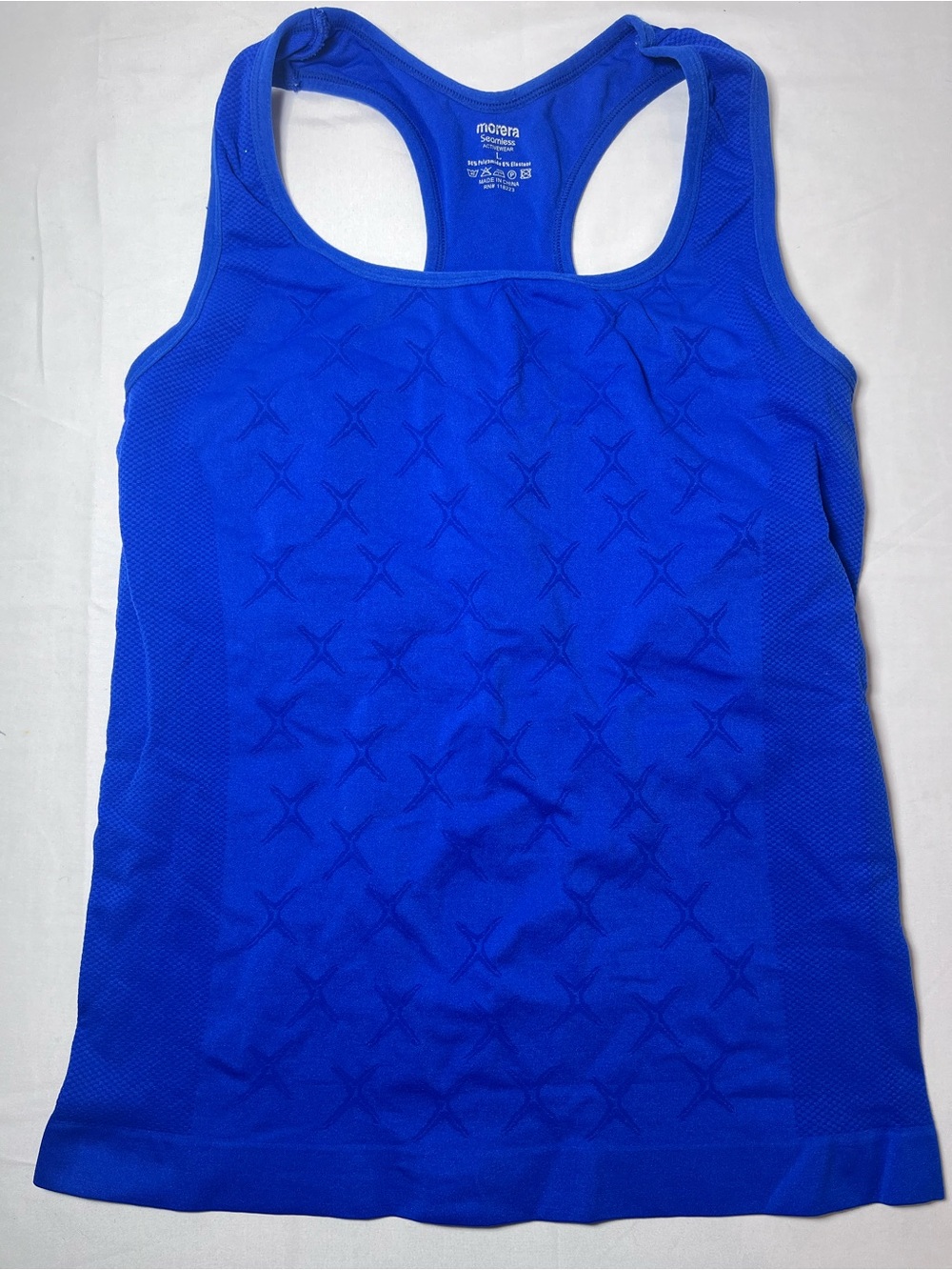Morera Royal Blue Racerback Seamless Tank Top
